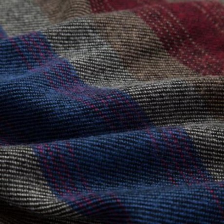 FASHION WOMEN WOOL WINTER SPAIN SCARF (STRIPE BLUE)