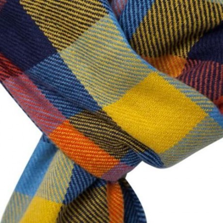 FASHION WOMEN WOOL WINTER SPAIN SCARF (SMALL COLOR GRID)