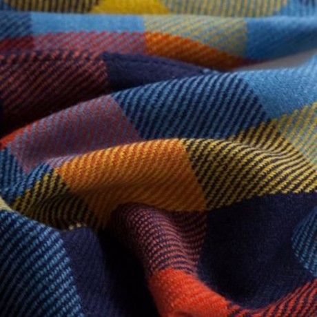 FASHION WOMEN WOOL WINTER SPAIN SCARF (SMALL COLOR GRID)
