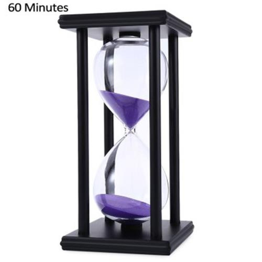 HOURGLASS SAND TIMER 60 MINUTES WOOD SAND TIMER FOR KITCHEN OFFICE SCHOOL DECORATIVE USE ( HOURGLASS SAND TIMER 60 MINUTES WOOD SAND TIMER FOR KITCHEN OFFICE SCHOOL DECORATIVE USE (