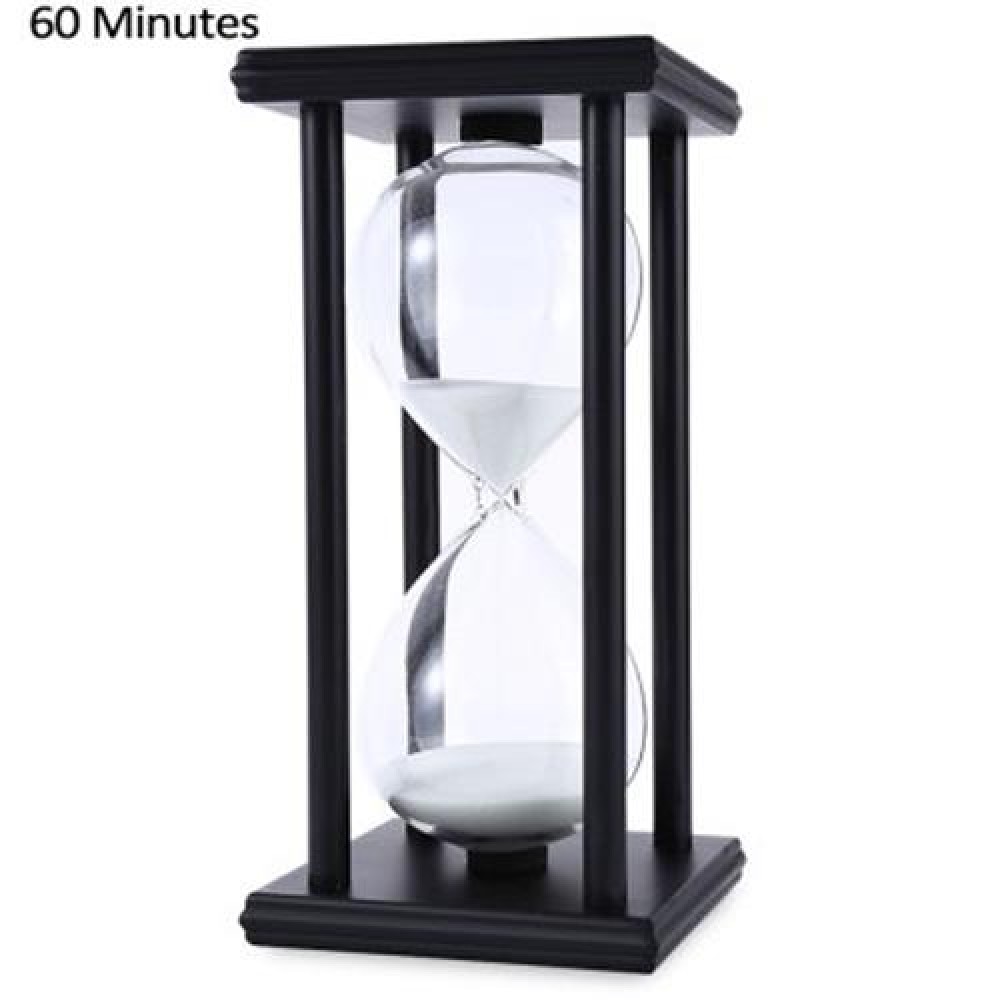 HOURGLASS SAND TIMER 60 MINUTES WOOD SAND TIMER FOR KITCHEN OFFICE SCHOOL DECORATIVE USE ( HOURGLASS SAND TIMER 60 MINUTES WOOD SAND TIMER FOR KITCHEN OFFICE SCHOOL DECORATIVE USE (