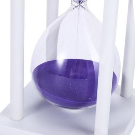 HOURGLASS SAND TIMER 60 MINUTES WOOD SAND TIMER FOR KITCHEN OFFICE SCHOOL DECORATIVE USE (