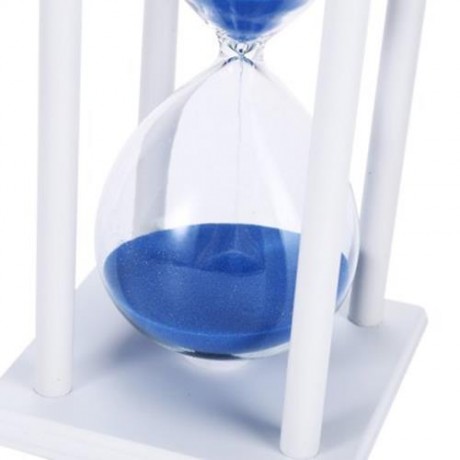 HOURGLASS SAND TIMER 60 MINUTES WOOD SAND TIMER FOR KITCHEN OFFICE SCHOOL DECORATIVE USE (