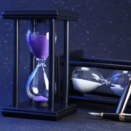 HOURGLASS SAND TIMER 30 MINUTES WOOD SAND TIMER FOR KITCHEN OFFICE SCHOOL DECORATIVE USE (