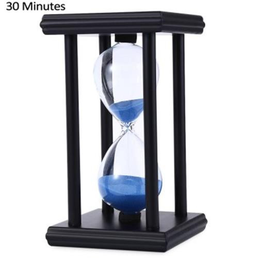 HOURGLASS SAND TIMER 30 MINUTES WOOD SAND TIMER FOR KITCHEN OFFICE SCHOOL DECORATIVE USE ( HOURGLASS SAND TIMER 30 MINUTES WOOD SAND TIMER FOR KITCHEN OFFICE SCHOOL DECORATIVE USE (