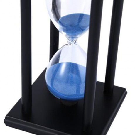 HOURGLASS SAND TIMER 30 MINUTES WOOD SAND TIMER FOR KITCHEN OFFICE SCHOOL DECORATIVE USE (