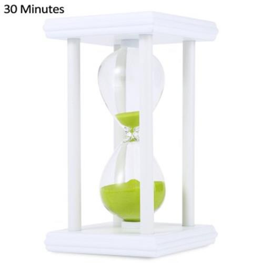 HOURGLASS SAND TIMER 30 MINUTES WOOD SAND TIMER FOR KITCHEN OFFICE SCHOOL DECORATIVE USE ( HOURGLASS SAND TIMER 30 MINUTES WOOD SAND TIMER FOR KITCHEN OFFICE SCHOOL DECORATIVE USE (