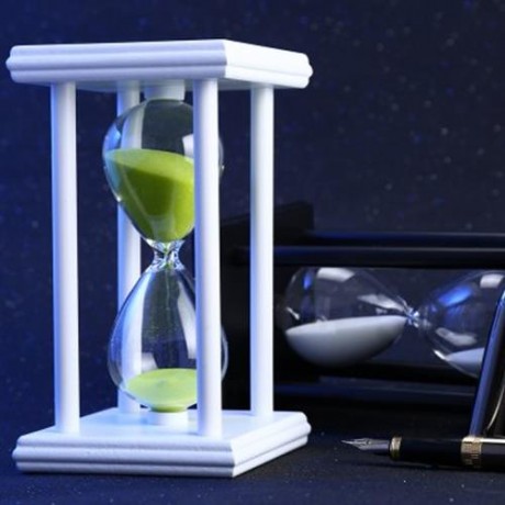 HOURGLASS SAND TIMER 30 MINUTES WOOD SAND TIMER FOR KITCHEN OFFICE SCHOOL DECORATIVE USE (
