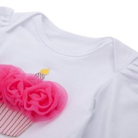 4PCS STYLISH JEWEL NECK LONG SLEEVE COTTON GAUZE BABY GIRLS ROMPER DRESS HEADBAND FOOT COV
