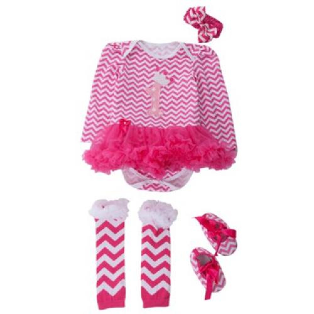 4PCS STYLISH JEWEL NECK LONG SLEEVE COTTON GAUZE BABY GIRLS ROMPER DRESS HEADBAND FOOT COV 4PCS STYLISH JEWEL NECK LONG SLEEVE COTTON GAUZE BABY GIRLS ROMPER DRESS HEADBAND FOOT COV