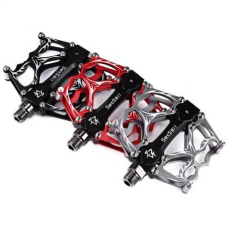 2 PCS SETSAIL 013 MOUNTAIN BIKE PEDALS SUITABLE FOR FIXED GEAR BICYCLE (RED)