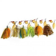 6 PCS FISHING LURE SPINNER BUZZ BAIT FOR BASS CRANK (COLORMIX)