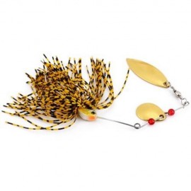 6 PCS FISHING LURE SPINNER BUZZ BAIT FOR BASS CRANK (COLORMIX)