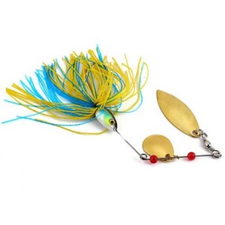 6 PCS FISHING LURE SPINNER BUZZ BAIT FOR BASS CRANK (COLORMIX)