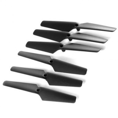 MJX X600 X601H RC HEXACOPTERS SPARE PARTS 6PCS BLADES / PROPELLERS (BLACK)