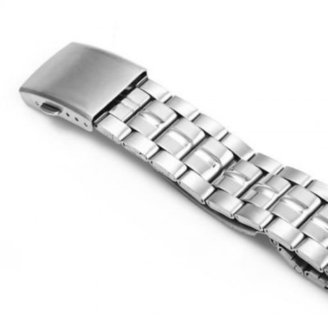 WINNER W034 AUTOMATIC MECHANICAL MOVEMENT HOLLOW OUT MEN WATCH WITH STAINLESS STEEL BAND (