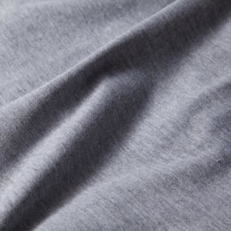 CHIC SOLID COLOR ROUND NECK LONG SLEEVE ASYMMETRIC GIRLS DRESS (GRAY)