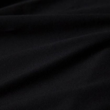 CHIC SOLID COLOR ROUND NECK LONG SLEEVE ASYMMETRIC GIRLS DRESS (BLACK)