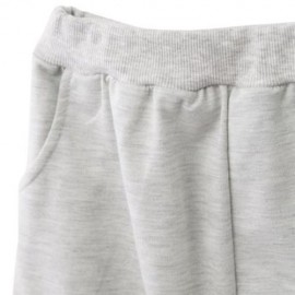 NOVELTY SOLID COLOR CARTOON PRINT BACK POCKET ELASTIC WAIST BOYS HAREM PANTS (GRAY)