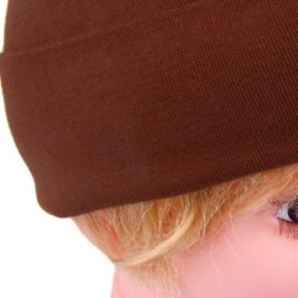 HAN EDITION PURE COLOR COTTON BEANIE HAT FOR BABIES (KHAKI)