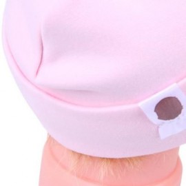 HAN EDITION PURE COLOR COTTON BEANIE HAT FOR BABIES (PINK)