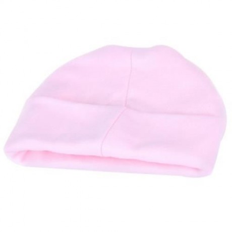 HAN EDITION PURE COLOR COTTON BEANIE HAT FOR BABIES (PINK)