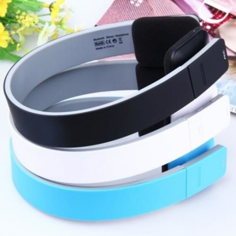AEC BQ618 SMART BLUETOOTH 4.0 HEADSET WIRELESS HEADPHONE EARPHONE (BLUE)