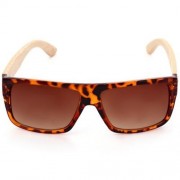 FASHION ANTI-UV SPORTS OUTDOOR SUNGLASSES WITH PLASTIC FRAME (BLACK AND YELLOW)
