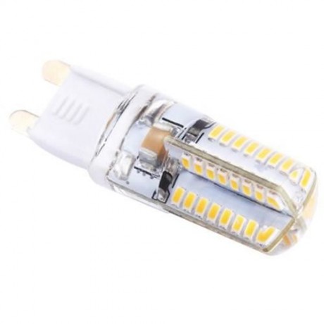 5PCS G9 3W SMD 3014 64 LED CORN LIGHT NON-POLAR SILICON BULB LAMPS (WARM WHITE LIGHT)