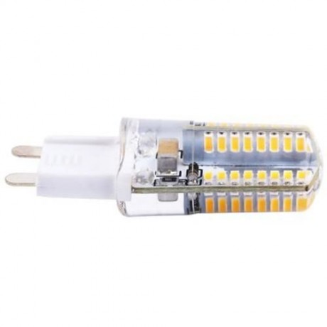 5PCS G9 3W SMD 3014 64 LED CORN LIGHT NON-POLAR SILICON BULB LAMPS (WARM WHITE LIGHT)