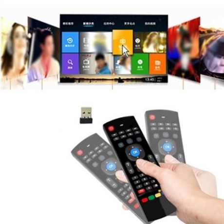 TK617 2.4G WIRELESS FULL KEYBOARD AIR MOUSE REMOTE CONTROL FOR SMART TV / ANDROID BOX / TV