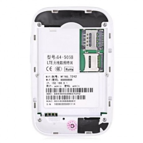 K7 PORTABLE MOBILE HOTSPOT 100MBPS 4G LTE WIFI ROUTER SUPPORT 3G USB WIFI MODEM WITH SIM C
