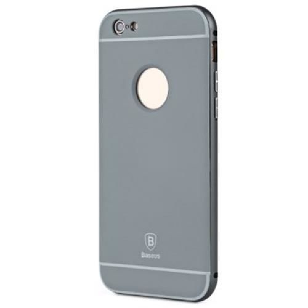 BASEUS ULTRATHIN SLIM ALUMINUM PLASTIC PROTECTIVE CASE FOR IPHONE 6 / 6S (GRAY)