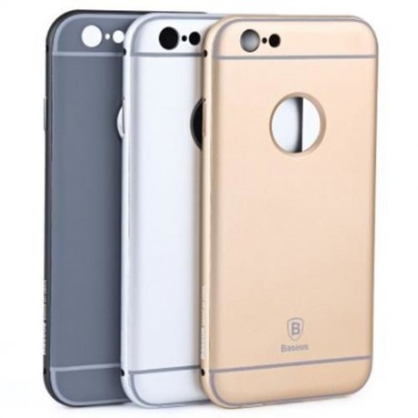 BASEUS ULTRATHIN SLIM ALUMINUM PLASTIC PROTECTIVE CASE FOR IPHONE 6 / 6S (GRAY)
