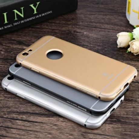 BASEUS ULTRATHIN SLIM ALUMINUM PLASTIC PROTECTIVE CASE FOR IPHONE 6 / 6S (GRAY)