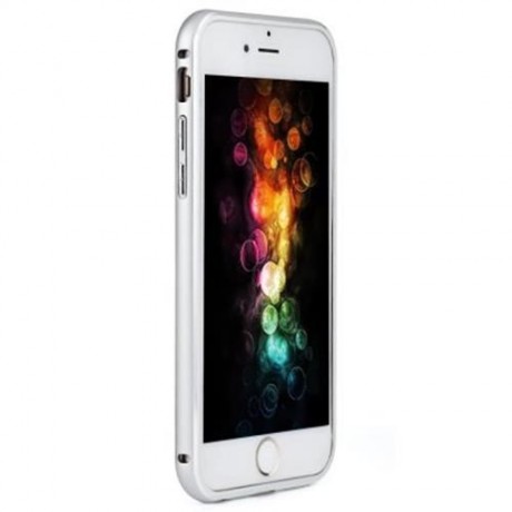 BASEUS ULTRATHIN SLIM ALUMINUM PLASTIC PROTECTIVE CASE FOR IPHONE 6 / 6S (SILVER)