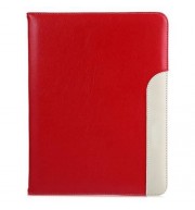 ULTRA SLIM LEATHER MAGNETIC SMART COVER CASE WITH STAND FUNCTION FOR IPAD 2 3 4 (RED)