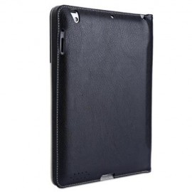ULTRA SLIM LEATHER MAGNETIC SMART COVER CASE WITH STAND FUNCTION FOR IPAD 2 3 4 (BLACK)
