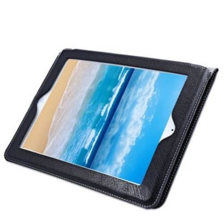 ULTRA SLIM LEATHER MAGNETIC SMART COVER CASE WITH STAND FUNCTION FOR IPAD 2 3 4 (BLACK)