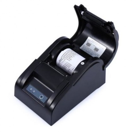ZJ - 5890T PORTABLE 58MM USB POS THERMAL RECEIPT PRINTER (BLACK)