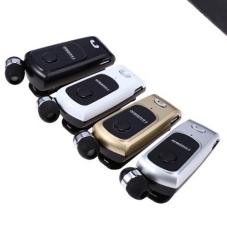 FINEBLUE F920 WIRELESS BLUETOOTH V4.0 HEADPHONE CALLS VIBRATION REMIND WEAR CLIP HEADSET (