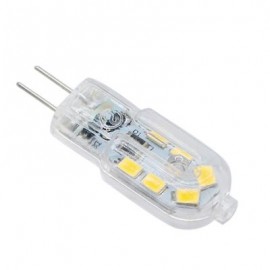 5PCS YWXLight G4 LED Lampe Lampada 360 Degree Transparent Shell DC 12V (NATURAL WHITE LIGH