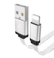 1M iPhone Charger Cable for iPhone X 8 7 6 5s iPad Mobile Phone (WHITE)