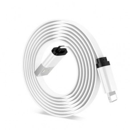 1M iPhone Charger Cable for iPhone X 8 7 6 5s iPad Mobile Phone (WHITE)