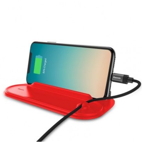 Baseus Horizon Silicone Parking Number Bracket Phone Holder (RED)
