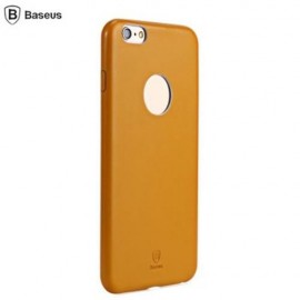 BASEUS ULTRATHIN SLIM LEATHER PROTECTIVE CASE FOR IPHONE 6 PLUS / 6S PLUS (BROWN)