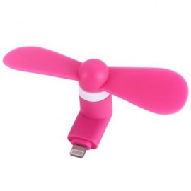 FASHIONABLE 8 PIN INTERFACE CARRY-ON AIR FAN (DEEP PINK)