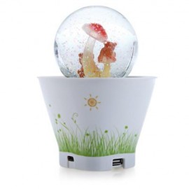 NAUGHTY BEAR STYLE COLORFUL GRADIENT POTTED LAMP VOICE SENSING INDUCTION NIGHT LIGHT (NAUG