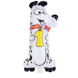 ANIMAL NUMBER ALUMINUM FOIL MEMBRANE BALLOONS KIDS EDUCATIONAL TOY FOR PARTY DECORATION (D