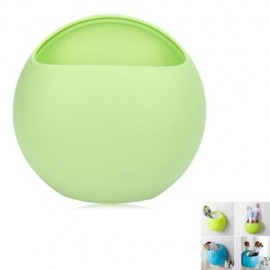 MULTIFUNCTIONAL TOOTHBRUSH HOLDER WITH DOUBLE SUCKERS (GREEN)